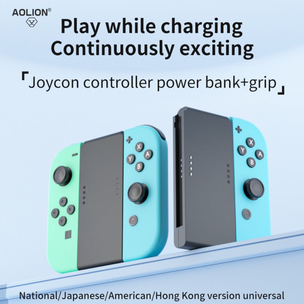 Gaming Accessories Nintendo Switch - مقبض شحن محمول AOLION لوحدة تحكم