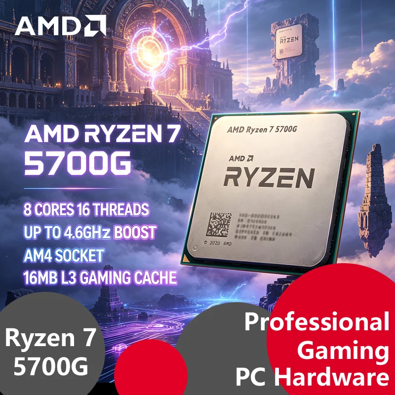 Amd Cpu Ryzen 7 - معالج AMD Ryzen 7 5700G للحاسوب