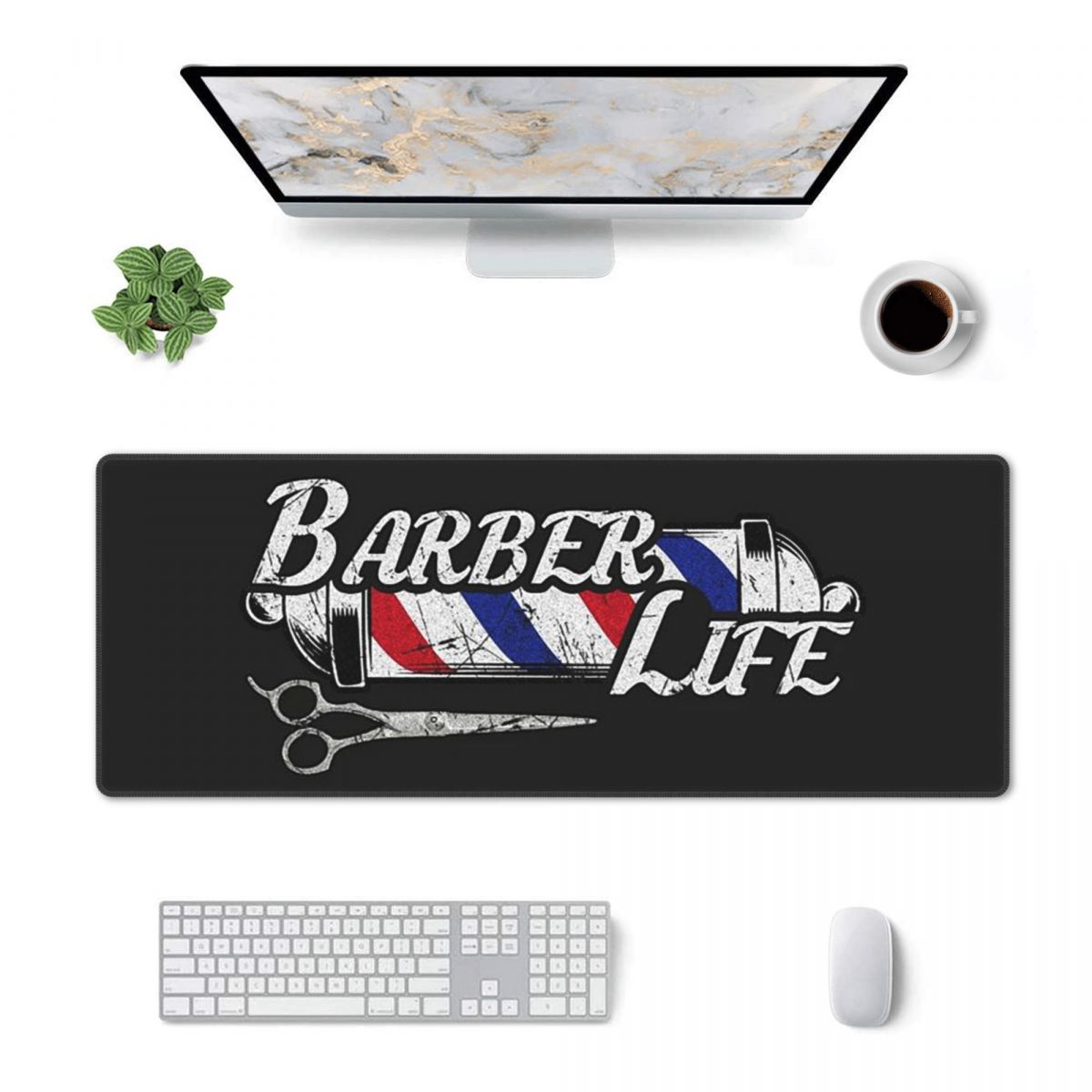 Gaming Accessories Shop - بساط فأرة كبير، لافتة لمحل حلاقة،