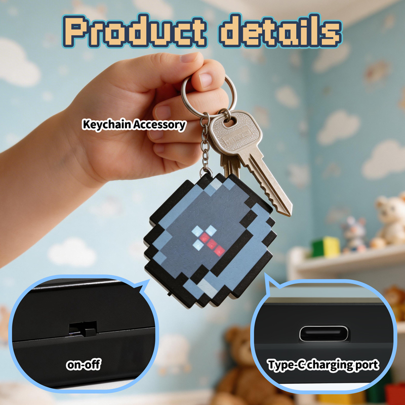 Gaming Accessories Retro - 2026 جديد بوصلة بكسل قابلة لإعادة