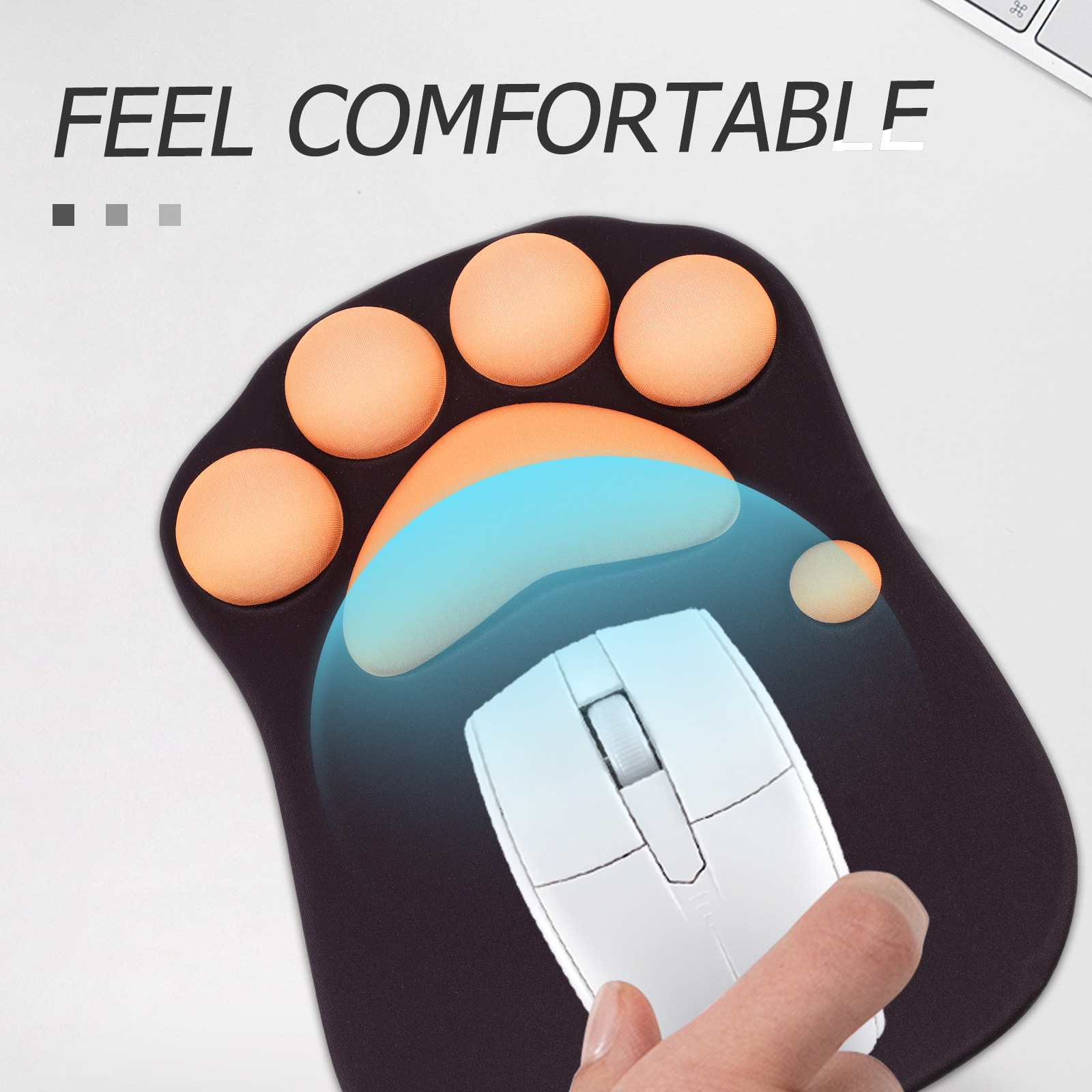 وسادة فأرة على شكل مخلب قطة مع - مراجعة Gaming Accessories Shop وسعره