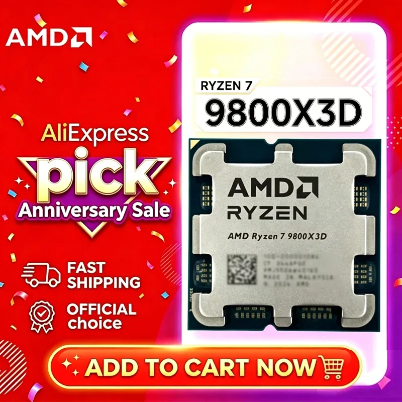 معالج AMD Ryzen 7 9800X3D R7 9 - مراجعة Amd Cpu Ryzen 7 وسعره