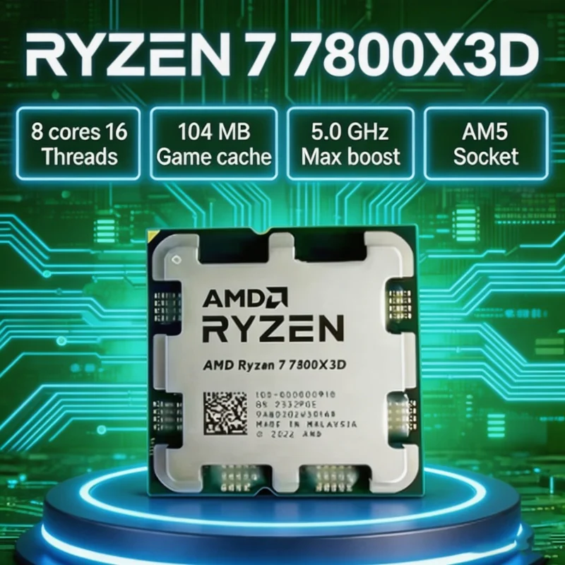 معالج AMD Ryzen 7 7800X3D R7 7 - مراجعة Amd Cpu Ryzen 7 وسعره