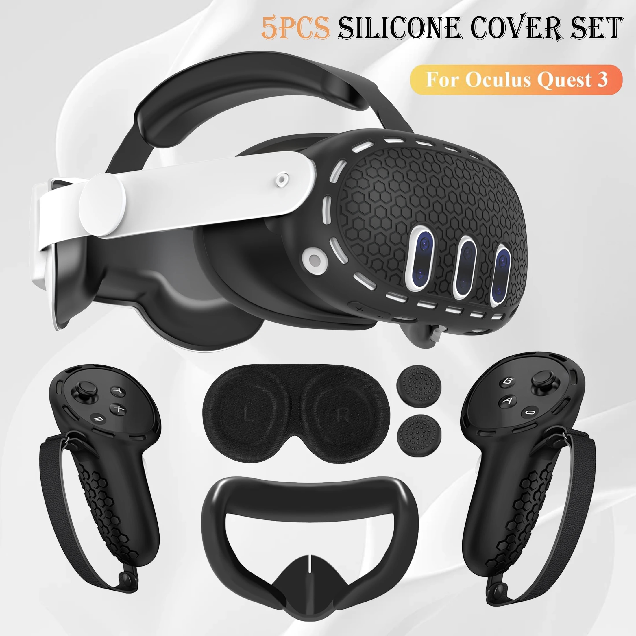 مجموعة غطاء سيليكون لـ Oculus/ - مراجعة Controller Grip Cover وسعره