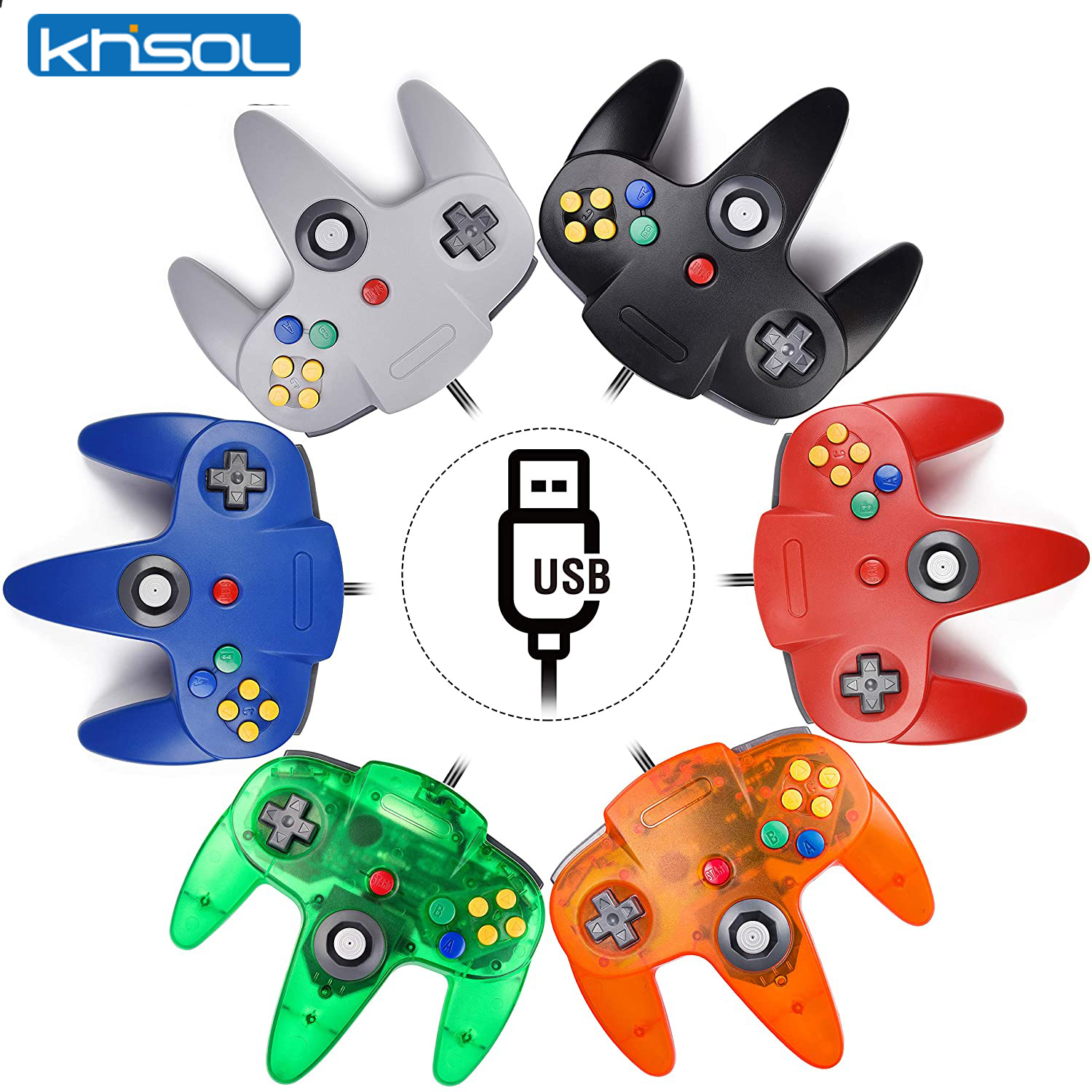 N64 تحكم كلاسيكي USB سلكي عن ب - مراجعة Gaming Accessories Retro وسعره