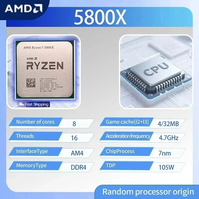 معالج AMD Ryzen 7 5800X الجديد - مراجعة Amd Cpu Ryzen 7 وسعره