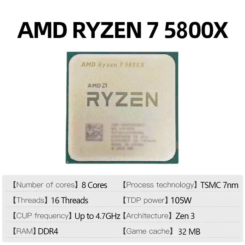 معالج AMD Ryzen 7 5800X الجديد - مراجعة Amd Cpu Ryzen 7 وسعره